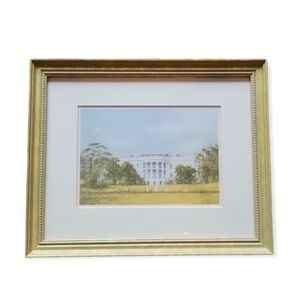 The White House framed picture photo vintage collectible